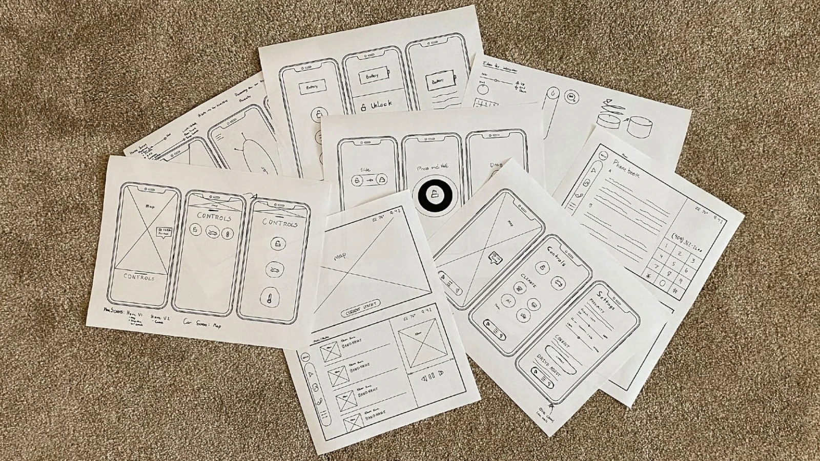 Initial sketches